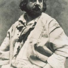 Félix Nadar; Gautier; 1854-55; albumen salted paper print