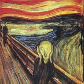 Edvard Munch; Scream; 1893; oil; Nasjonalgalleriet (Norway)