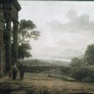 Claude Lorrain; Landscape with Abraham Expelling Hagar & Ishmael; 1668; oil on canvas; 107 x 140 cm