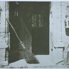 William Henry Fox Talbot; Open Door; 1844; salt print from calotype negative; 14.4 x 19.5 cm; National Museum of Photography, Film, and Television (Great Britain)