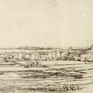 Rembrandt van Rijn; The Goldweigher's Field; 1651; etching and drypoint; 4.75 x 12.85 in (plate, sheet); The Minneapolis Institute of Art