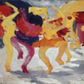 Emil Nolde; Dance Around the Golden Calf; Neue Pinakothek (München, Germany)