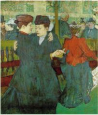 At the Moulin Rouge Two Women Waltzing 1891