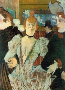 La Goulue Arriving at the Moulin Rouge with Two Women 1892