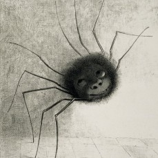 Odilon Redon; The Spider; 1887; lithograph