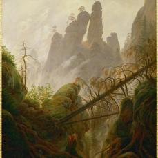 Caspar David Friedrich; Mountain Landscape; 1822-23; oil on canvas; 94 x 74 cm; Österreichische Galerie Belvedere
