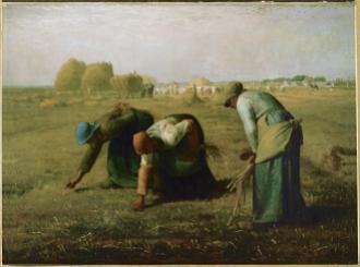 Jean-François Millet; The Gleaners; 1857; oil on canvas; 83.7 x 111 cm; Musée d'Orsay