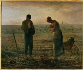 Jean-François Millet; The Angelus; 1857-9; oil on canvas; Musée d'Orsay