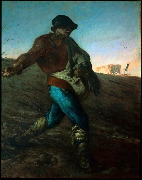 Jean-François Millet; The Sower; 1850; oil on canvas; 101.6 x 82.6 cm; Museum of Fine Arts, Boston