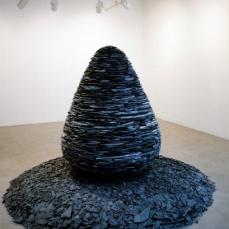 Andy Goldsworthy; New York Cone; 1995; Exhibited at Galerie Lelong, Winter 1995