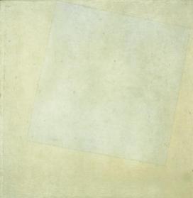 Kazimir Malevich; White Square on White; 1918; oil on canvas; 31 x 31 inches