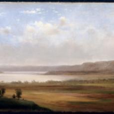 Robert S. Duncanson, View of Lake Pepin, Minnesota, 1862, oil on canvas, 30.2cm x 54.5cm