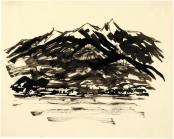 Josef Albers, Ink on paper, Height (in.): 10 1/8 Width (in.): 12 5/8, 1919 (ca.).